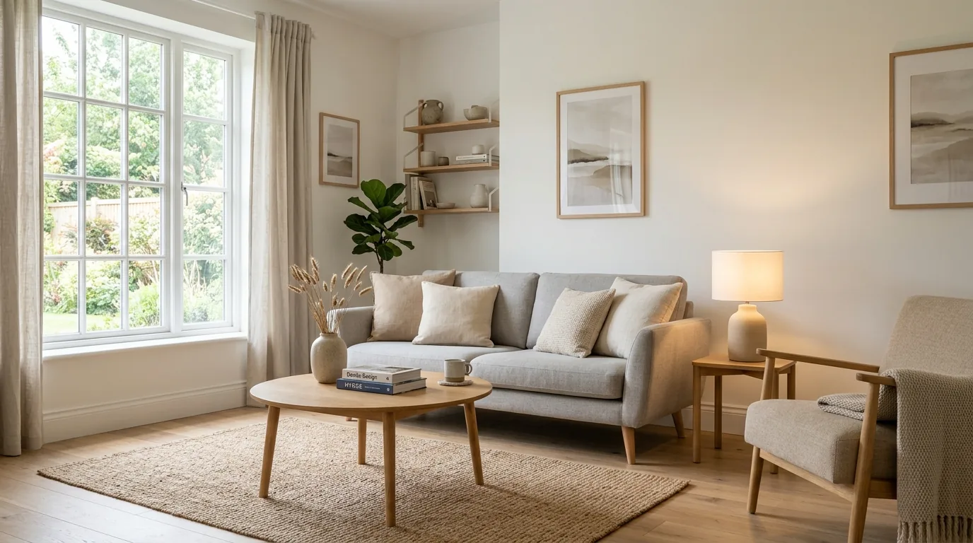 Use drum shades for soft, even light